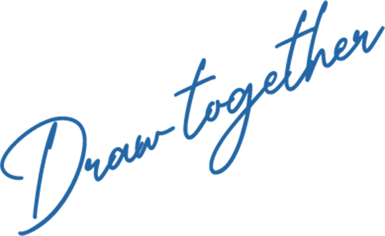 Draw together